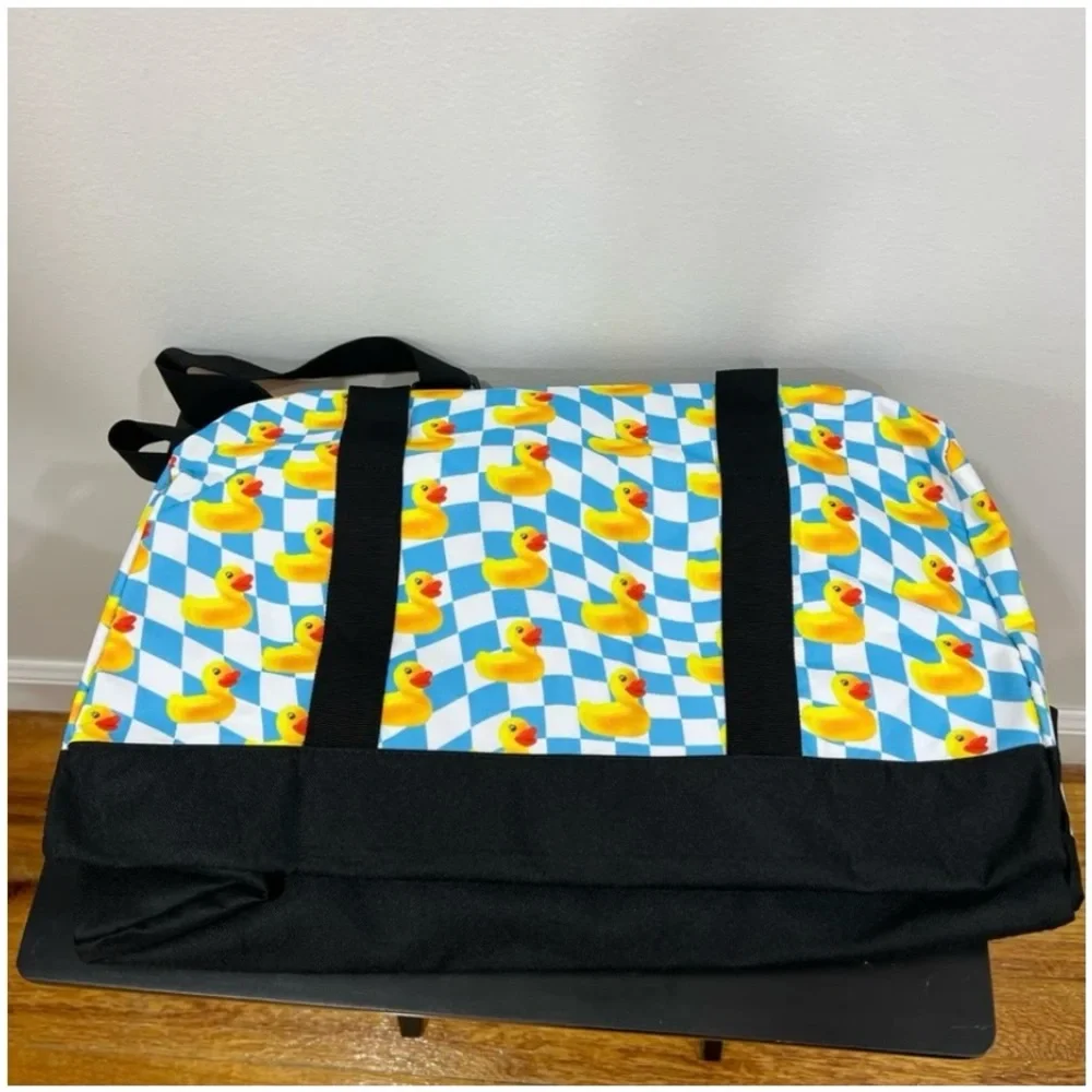 New Neff duffel bag with rubber duck print